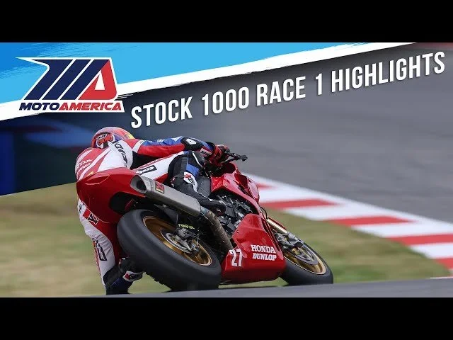 Stock 1000 Race 1 at Ridge Motorsports Park 2024 - HIGHLIGHTS | MotoAmerica