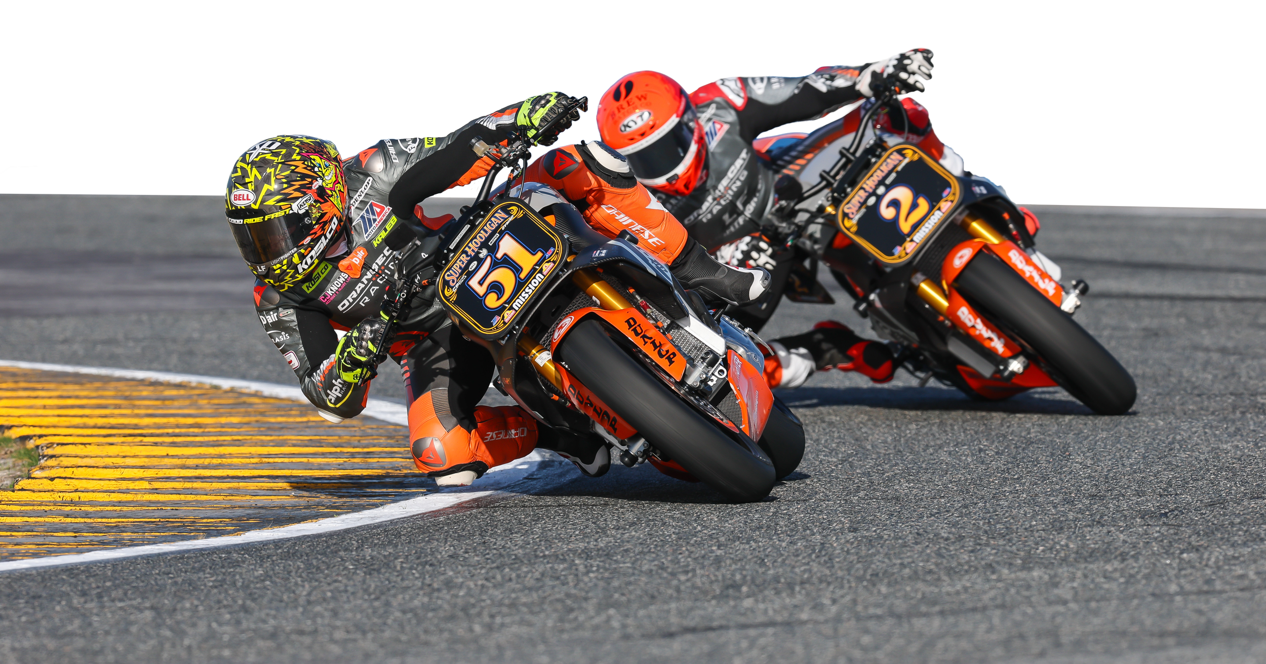 LF Kaleb and Josh on Lightfighter motorcycles Daytona