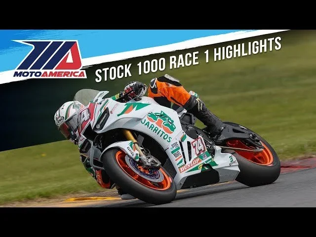 Stock 1000 Race 1 at Road America 2025 - HIGHLIGHTS | MotoAmerica