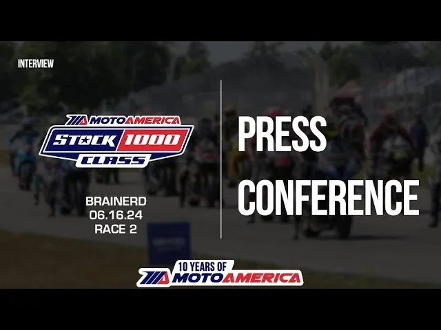 Video: Stock 1000 Race Two Press Conference From Brainerd International Raceway