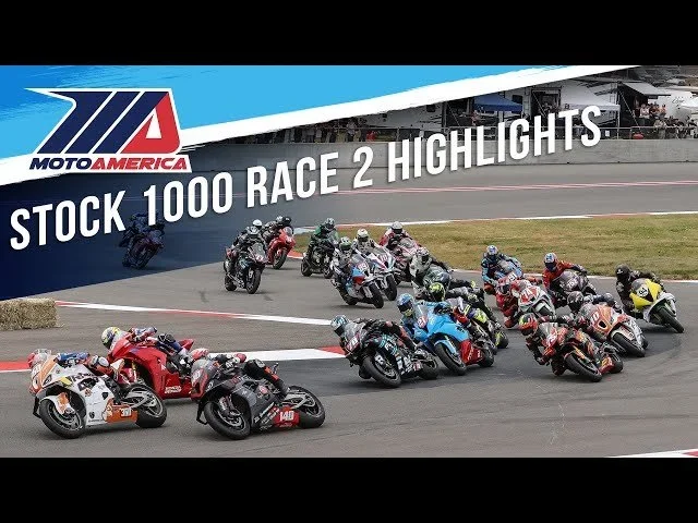 Stock 1000 Race 2 at Ridge Motorsports Park 2024 - HIGHLIGHTS | MotoAmerica