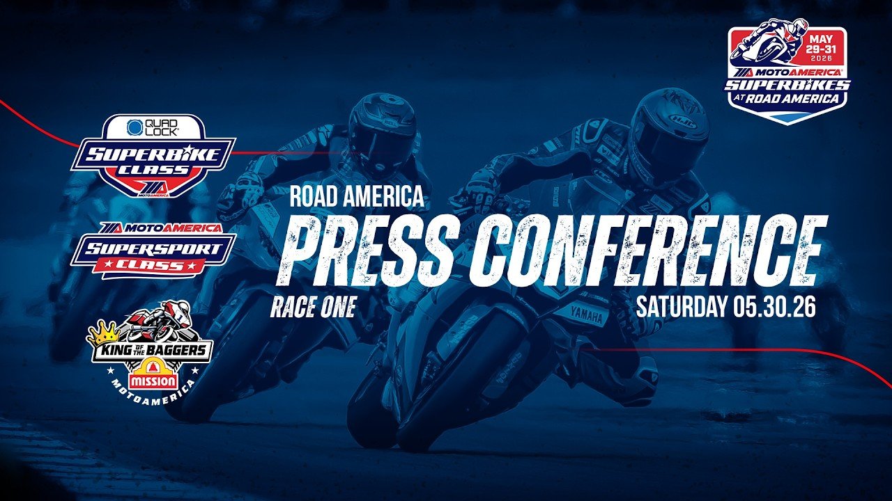 Video: Quad Lock Superbike, Supersport, And Mission King Of The Baggers Race One Press Conferences From Road America