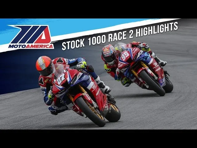 Stock 1000 Race 2 at Road Atlanta 2025 – HIGHLIGHTS | MotoAmerica