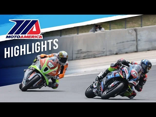 MotoAmerica Steel Commander Stock 1000 Race 2 Highlights at Road America 2023