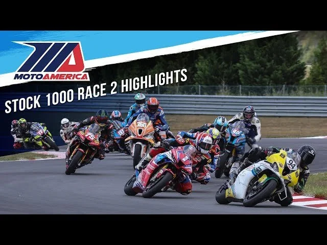 Stock 1000 Race 2 at New Jersey 2024 - HIGHLIGHTS | MotoAmerica
