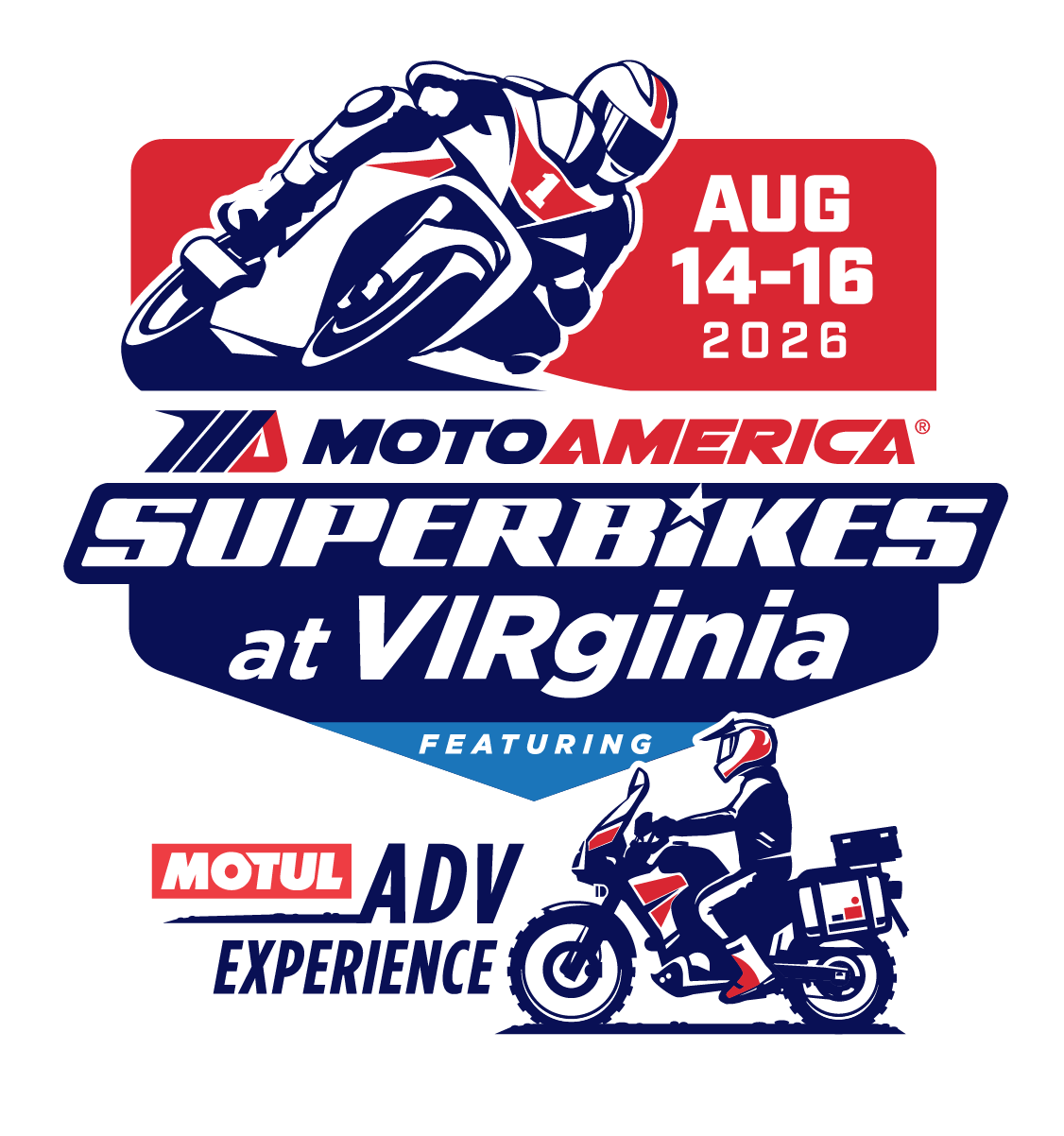 MotoAmerica VIR Race Logo