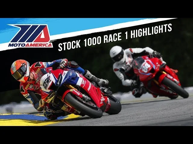 Stock 1000 Race 1 at Road Atlanta 2025 – HIGHLIGHTS | MotoAmerica