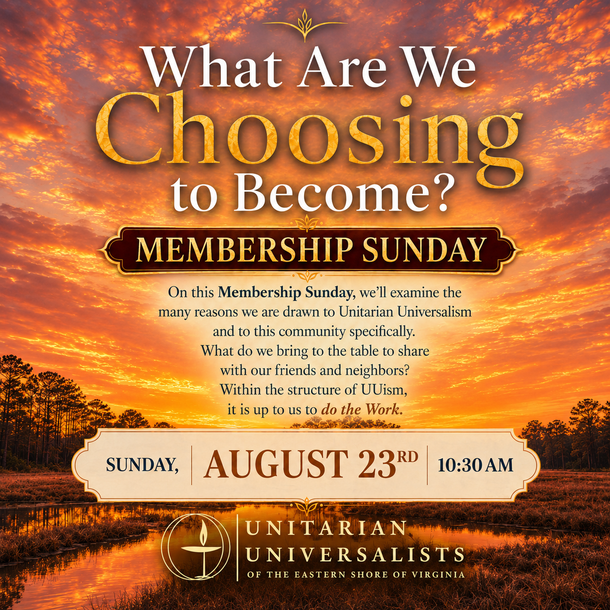 What Are We Choosing to Become?