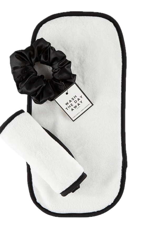 Plush face cloth + Scrunchie