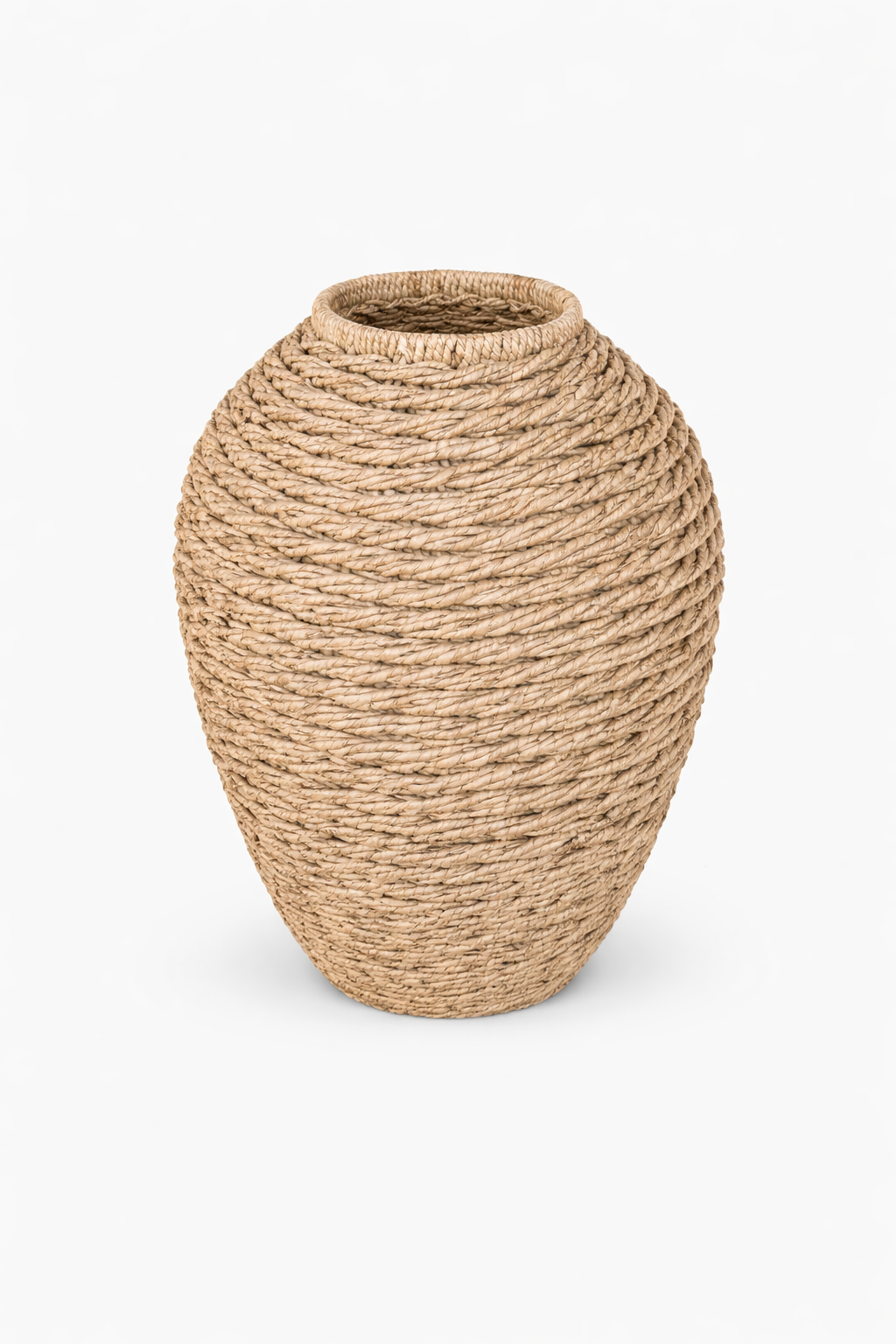 Handwoven Rope Basket Urn