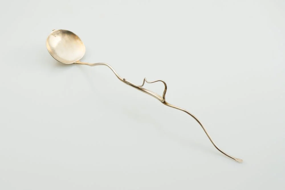 SPOON 2 - Sterling Silver, Gold 8"