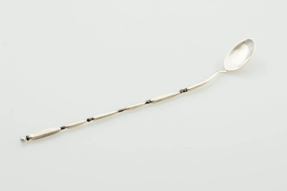 Sugar SPOON- Fine Silver 5"
