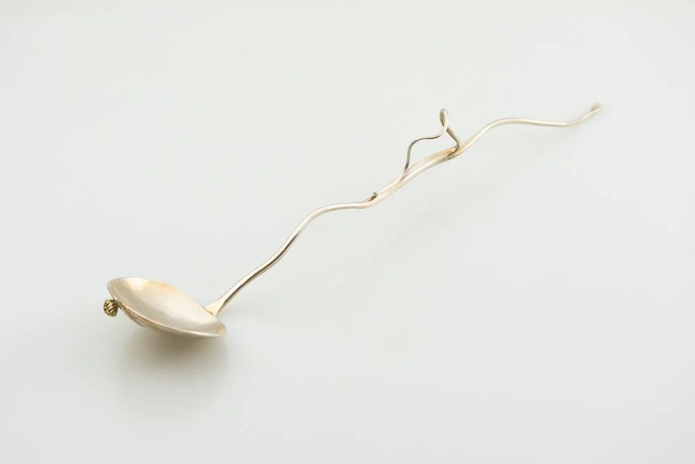 SPOON 2 - Sterling Silver, Gold 8"