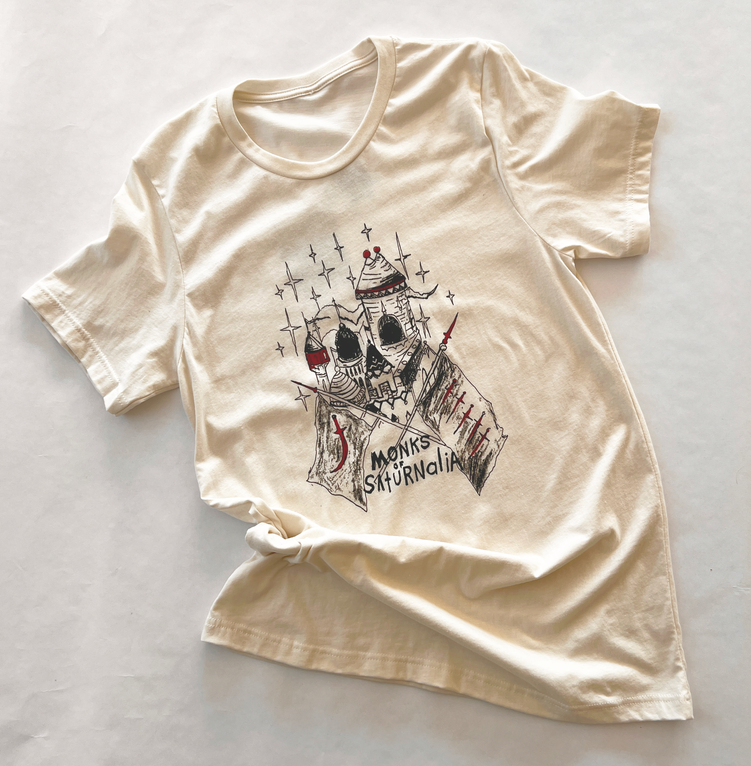 Monks of Saturnalia Limited Edition Antique White T-Shirt