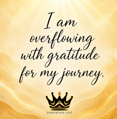 Sawubona Life Affirmation Graphic