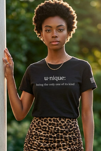 Unique Black Ladies Graphic Tee - Affirmation Apparel by Sawubona Life