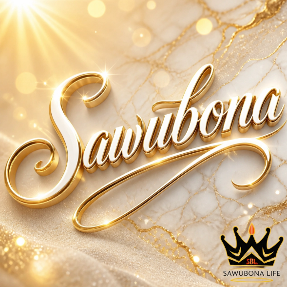 Radiant Gold Sawubona Graphic by Sawubona Life