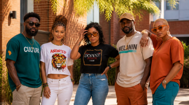 Models wearing Black-owned Streetwear