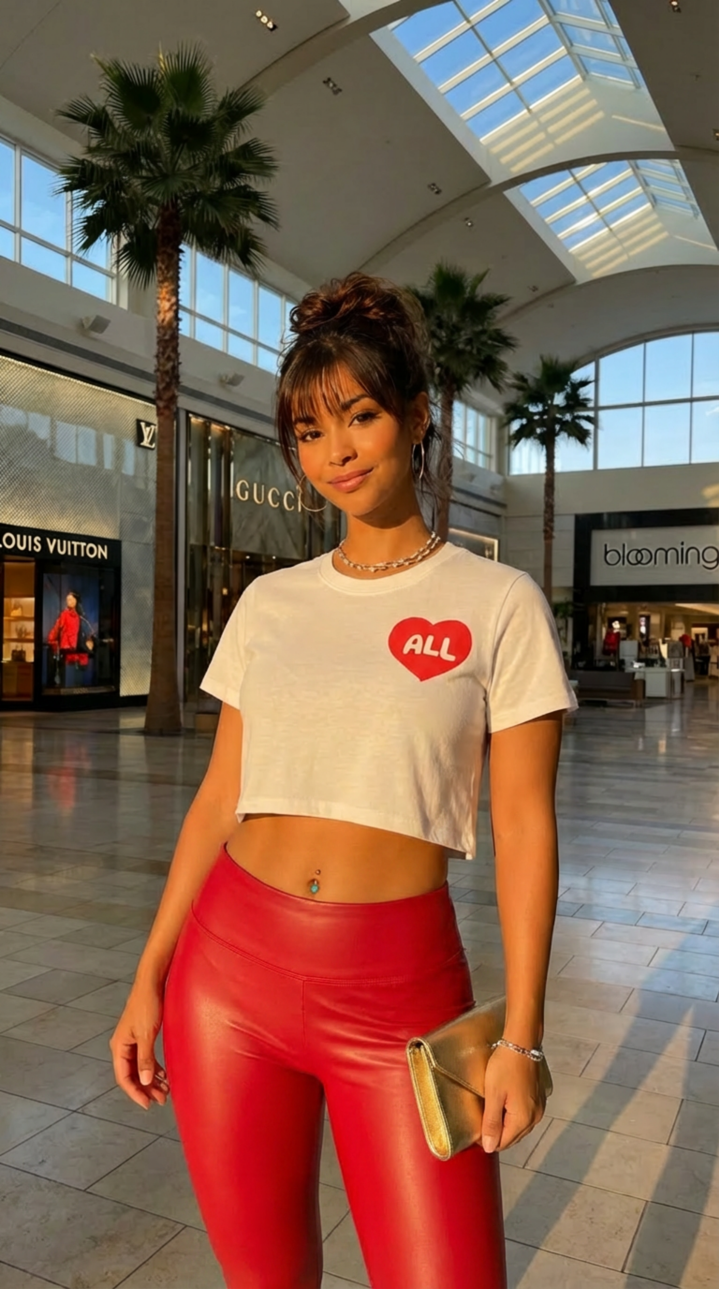 “ALL Love™” Heart Cropped Loose Tee