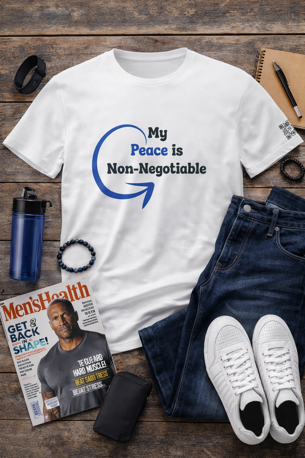 My Peace White Unisex Graphic Tee - Affirmation Apparel by Sawubona Life