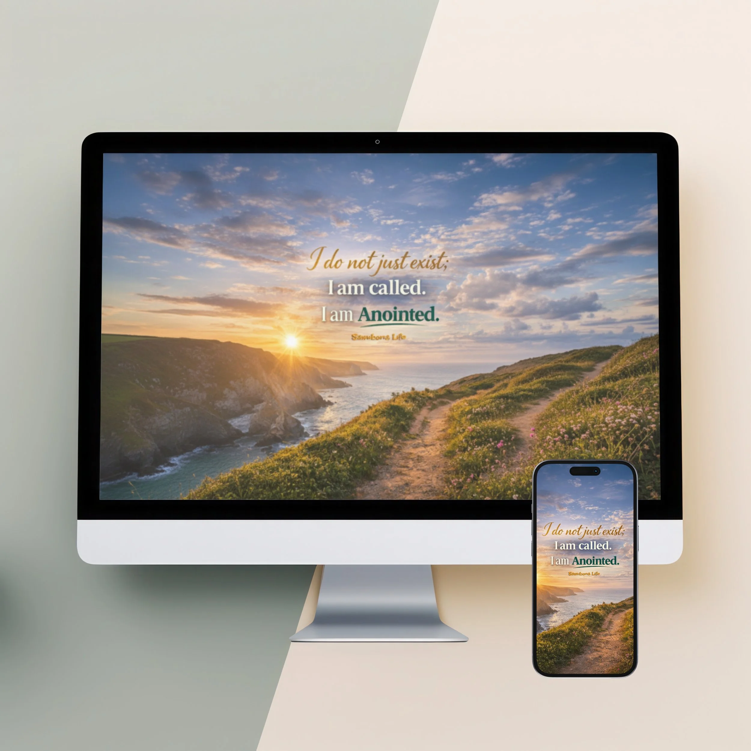 Christian Affirmation Phone & Desktop Wallpaper