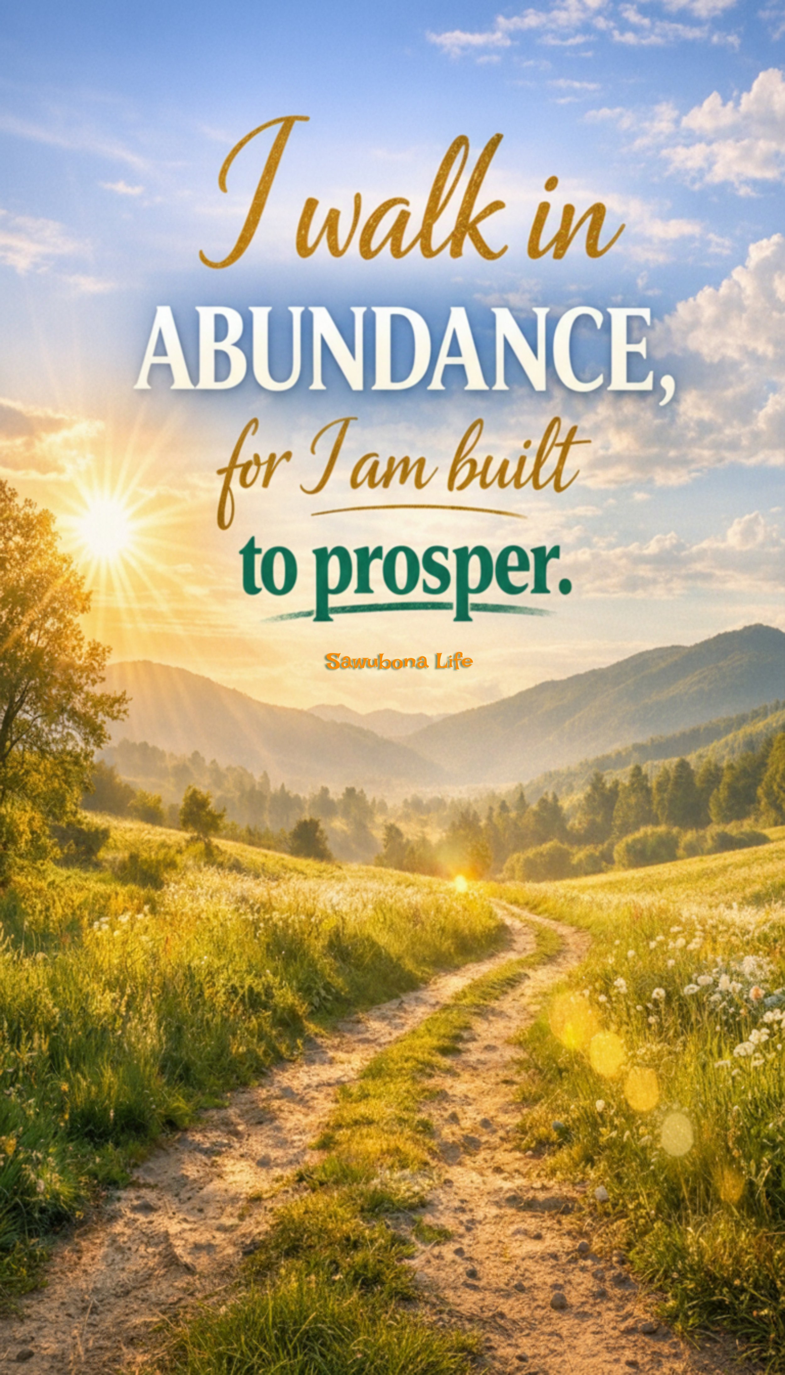 PROSPER - Affirmation Phone & Desktop Wallpaper