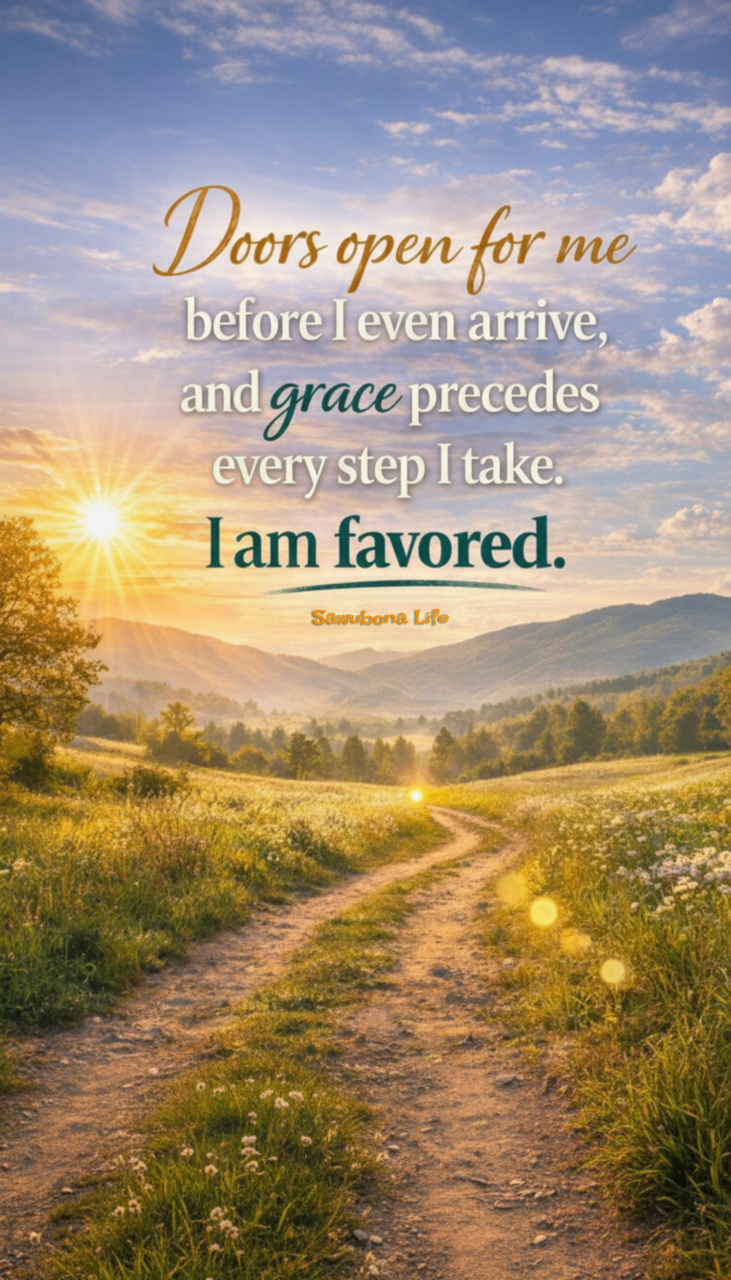 FAVORED - Affirmation Phone & Desktop Wallpaper
