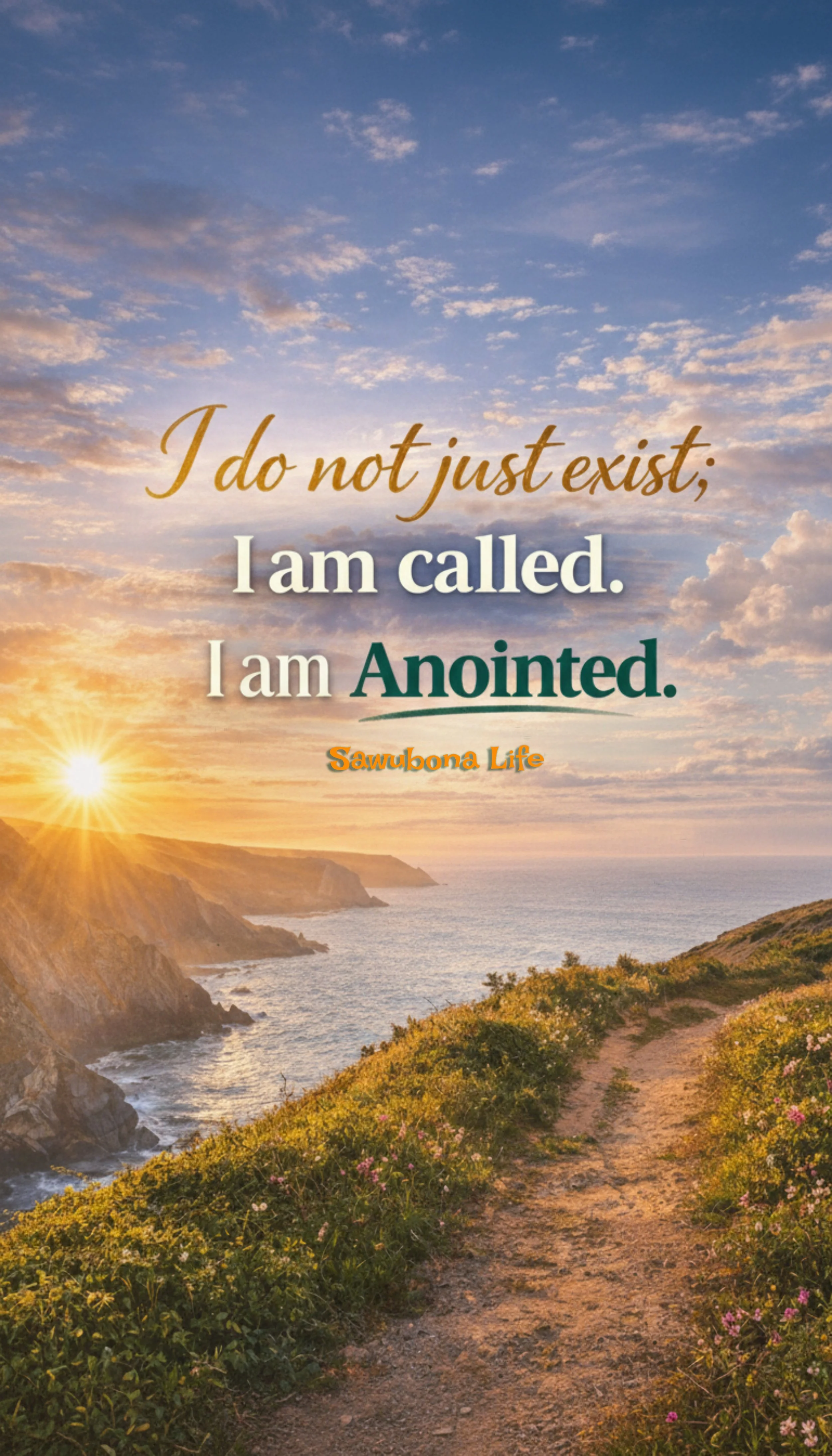 ANOINTED - Affirmation Phone & Desktop Wallpaper