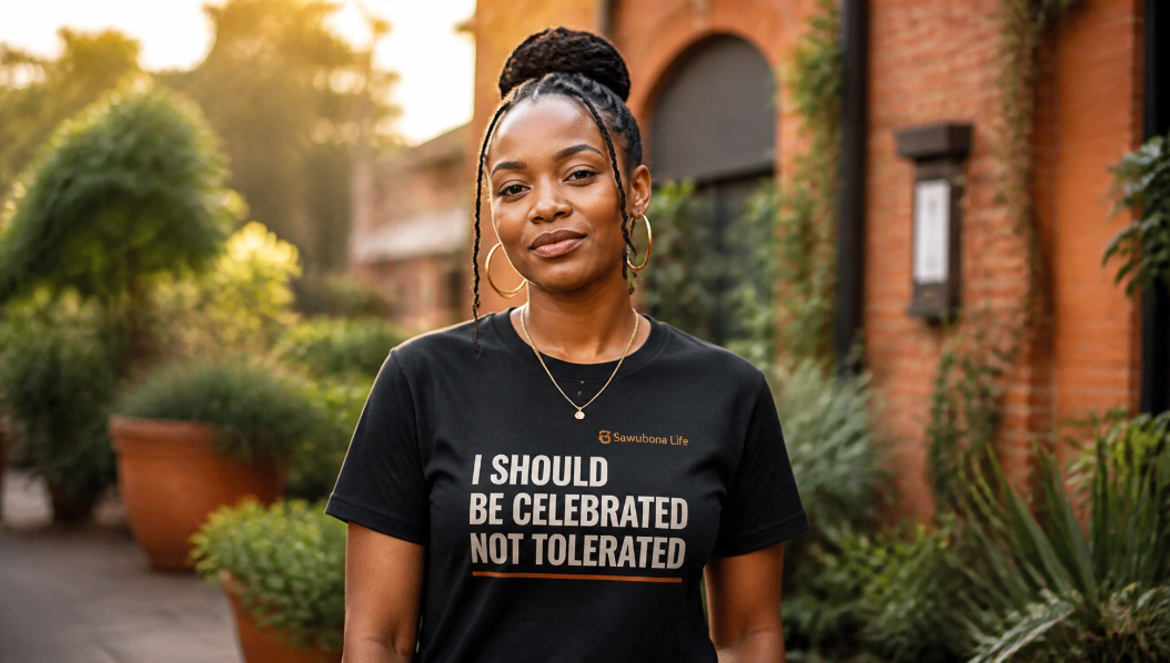 Design Concept of the Celebrated Ladies' Graphic Tee - Affirmation Apparel by Sawubona Life