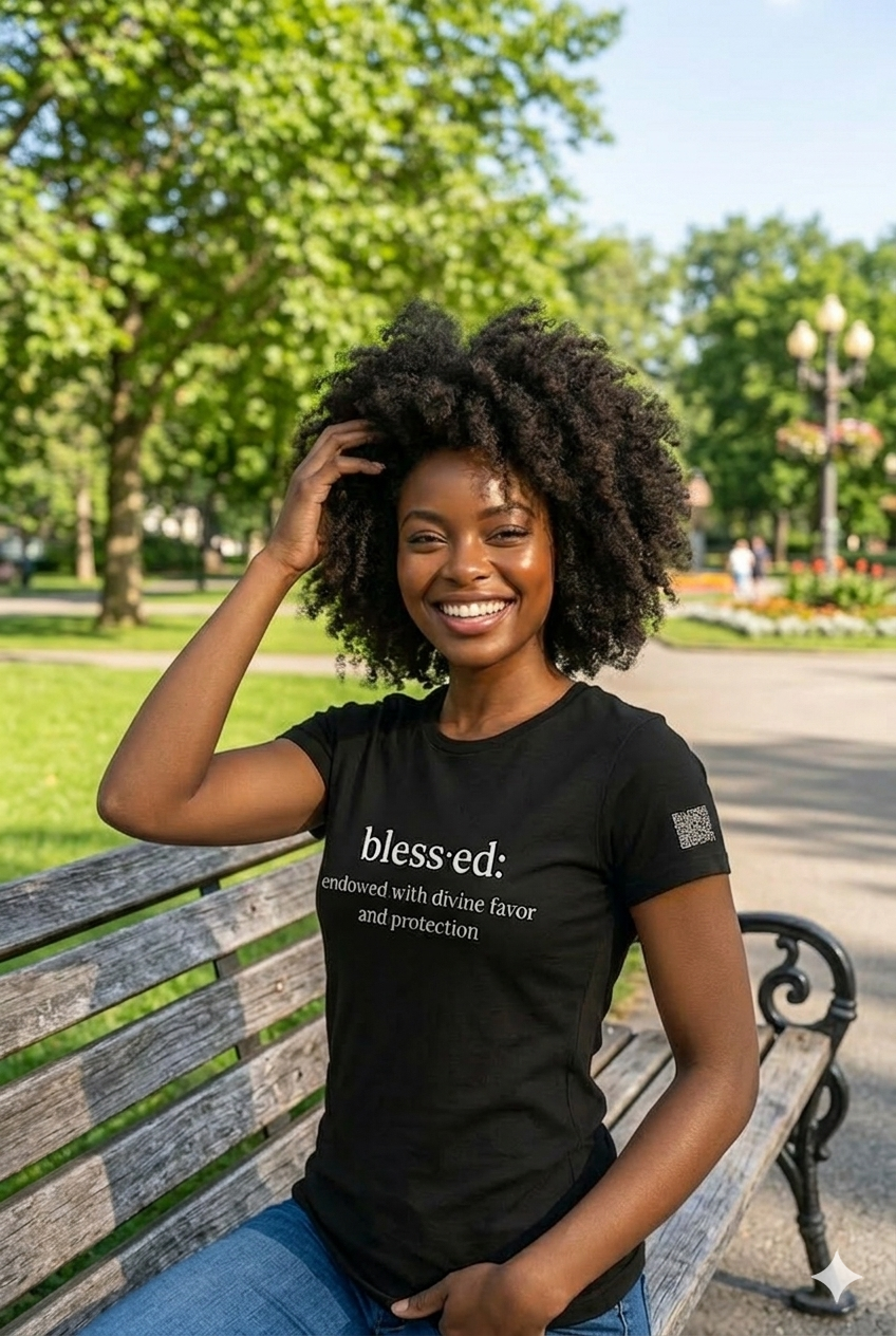 "Blessed" Definition Ladies Tee