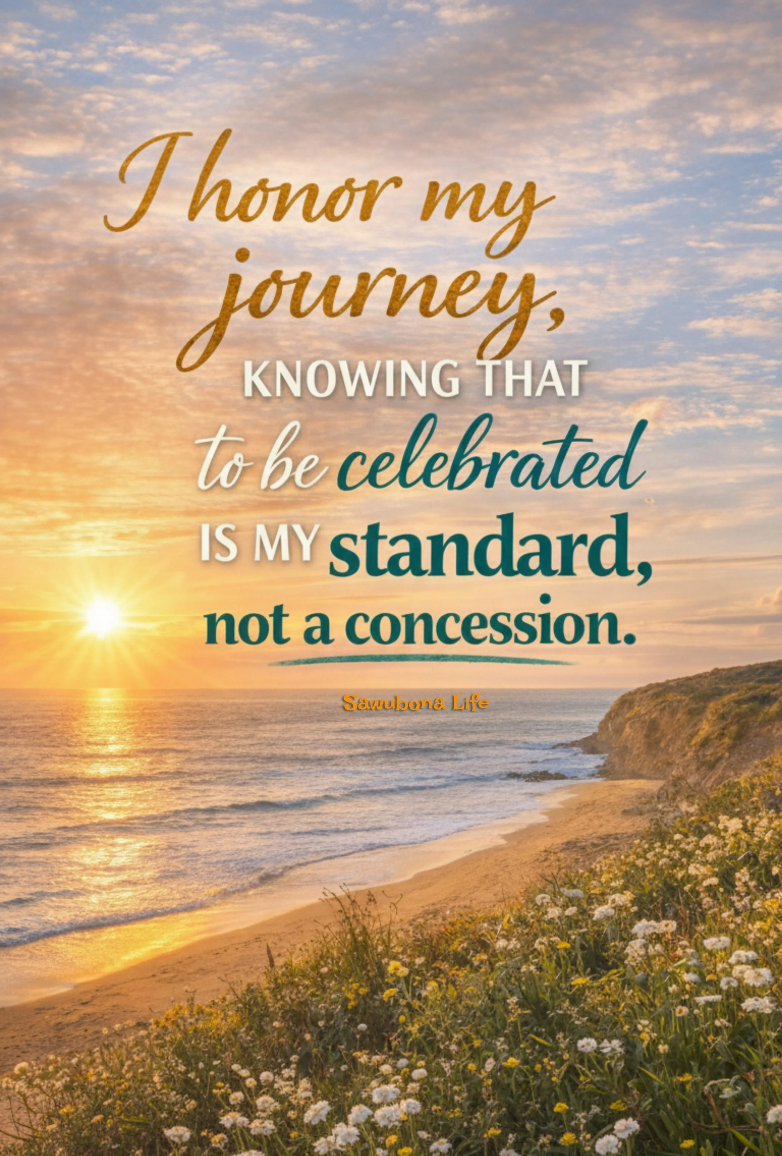 CELEBRATED - Affirmation Phone & Desktop Wallpaper