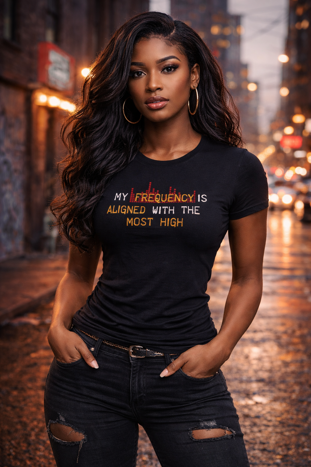 Aligned Frequency™ Ladies Tee