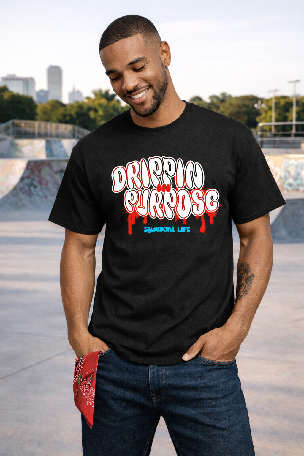 Drippin In Purpose – Unisex Graphic Tee