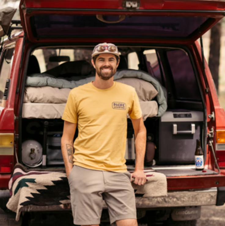 Headshot of Reed Frick, CEO of Pacific Adventure Works, featured in a testimonial for Fieldborn Creative.