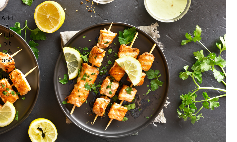 Tandoori Salmon Skewers