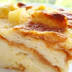 Pear Bread Pudding