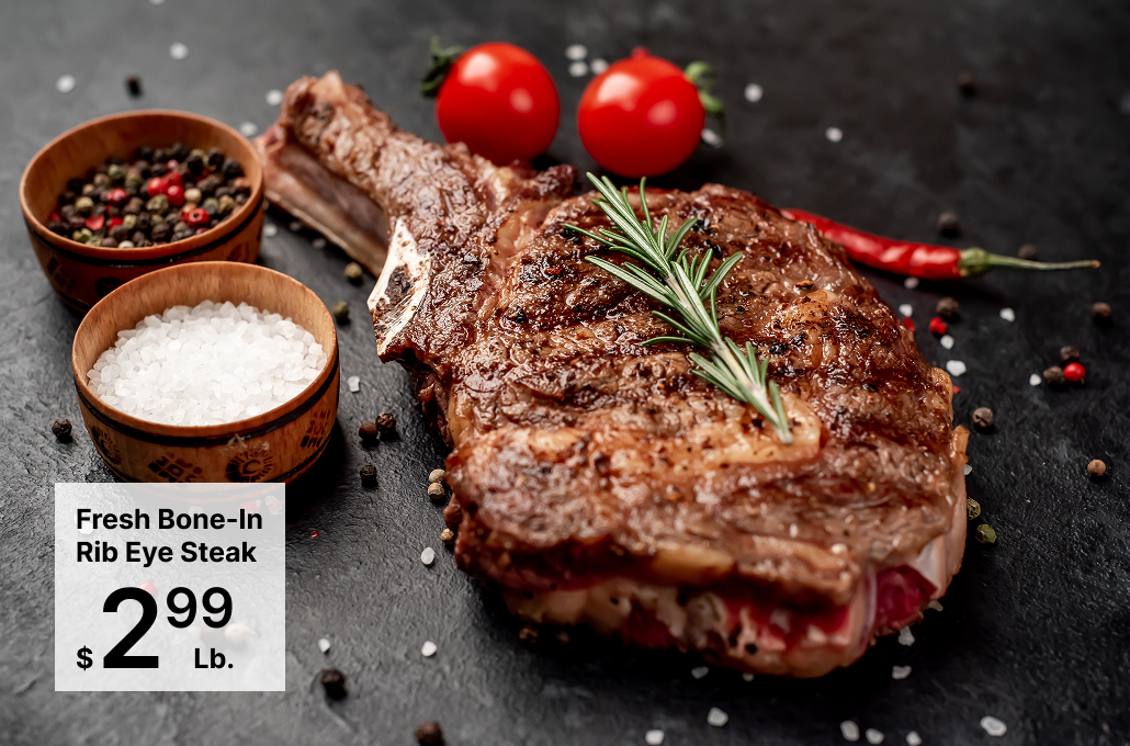 Fresh Bone-In Rib Eye Steak