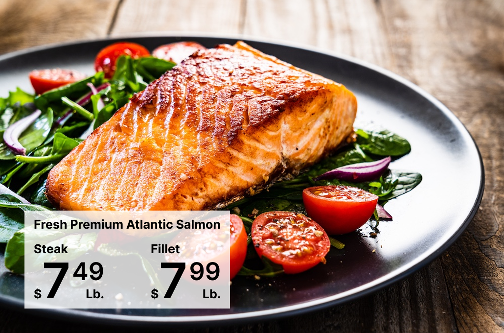 Fresh Atlantic Salmon Steak/Fillet