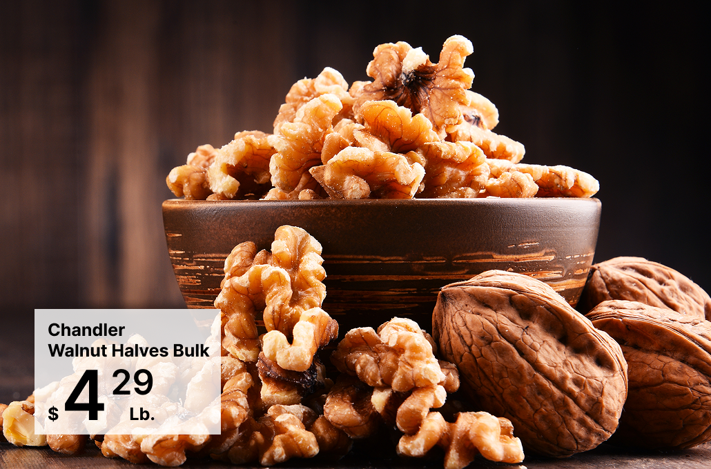 Chandler Walnut Halves Bulk429$Lb.