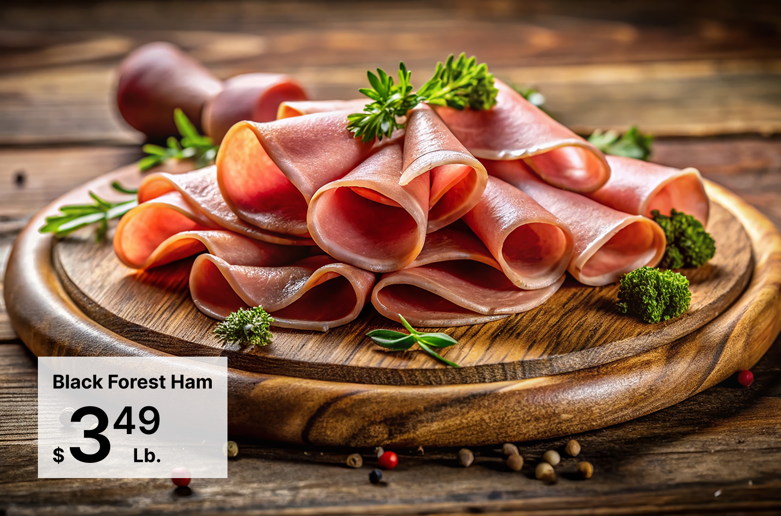 Black Forest Ham349$Lb.