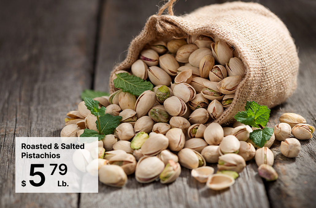 Roasted &amp; Salted  Pistachios Bulk