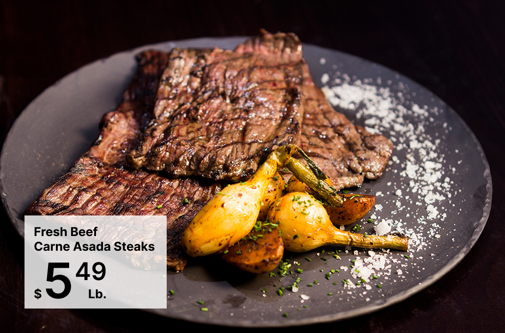 Fresh Beef  Carne Asada Steaks