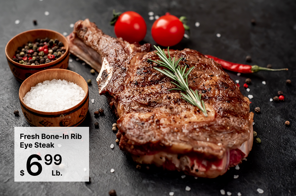 Fresh Bone-In Rib Eye Steak