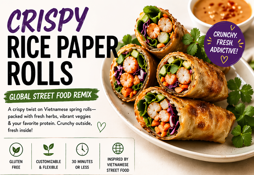 Crispy Thai Spring Roll Infographic: Step-by-Step Guide to Fresh &amp; Crunchy Rolls