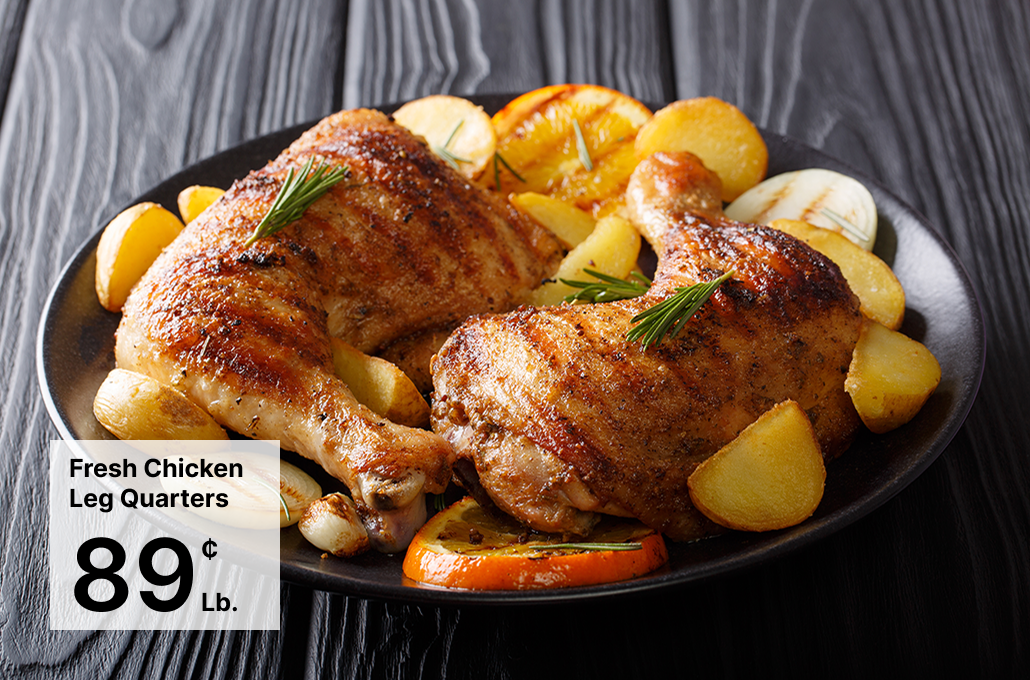 Fresh Chicken Leg Quarters