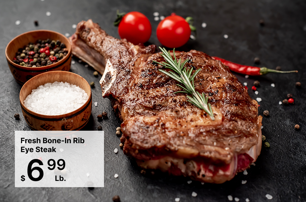 Fresh Bone-In Rib Eye Steak