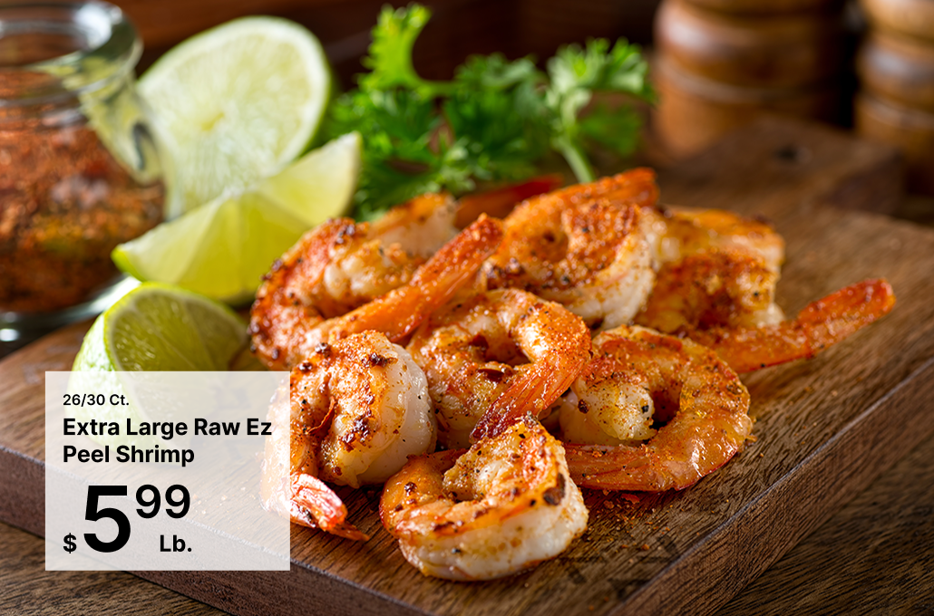 Extra Large Raw Ez Peel Shrimp