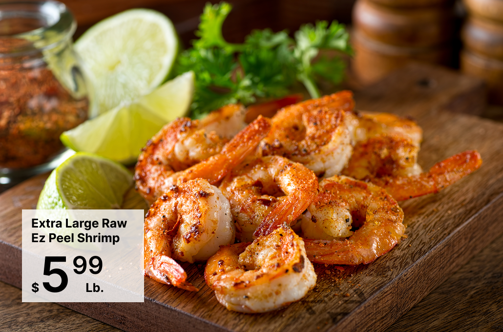 Extra Large Raw Ez Peel Shrimp