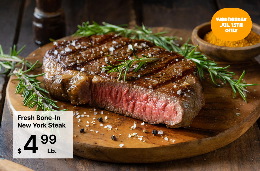 Fresh Bone-ln New York Steak