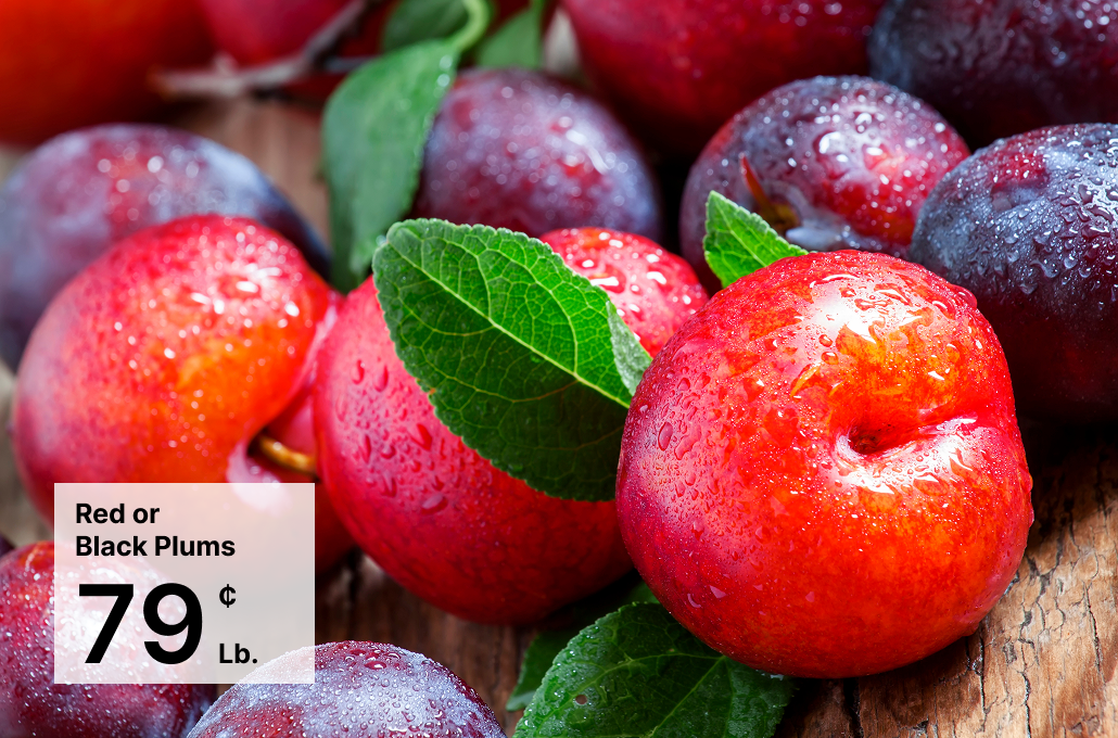 Red or Black Plums